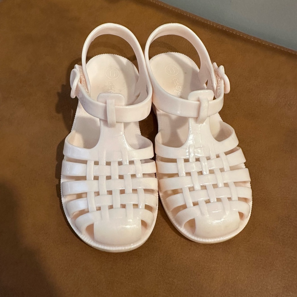 —SOLD—Cat & Jack Light Pink Jelly Sandals